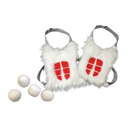 Diggin Active - Yeti Dodgetag - Indoor/Outdoor Dodgeball Game, White, One Size