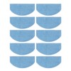 10PCS Robot Vacuum Cleaner Mop Wipes Ultra Fine Fiber Cloth