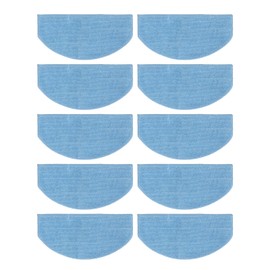 10PCS Robot Vacuum Cleaner Mop Wipes Ultra Fine Fiber Cloth Mopping Pad Replacement Accessories for Tikom G8000 G8000 Pro for Laresar Evol 3