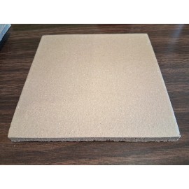 BRAVO 6" x 6" TAN QUARRY CERAMIC TILE, 3/8" THICK, USA MADE (SET OF 12 TILES)