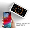 Dual Wireless Charging Alarm Clock Radio with Bluetooth Speaker, FM