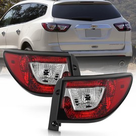 KEEKPO - For 2013-2017 Chevy Traverse Factory Style Tail Lights Lamps Outer Body Mounted Replacement Pair Set Left+Right