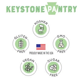 Keystone Pantry Keto Mini Dark Chocolate Chips 12 Oz Healthy, Low-Carb Snack, Perfect for Baking. Gluten, Soy, Dairy, & Sugar-Free Non-GMO Kosher Sweetened with Allulose. Vegan Chocolate, all natural