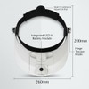 LED Headband Magnifier for Precision Work – 5 Magnification Levels