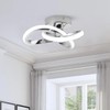 Aiwen 11 Inch LED Ceiling Light Fixture, Modern Flush Mount