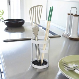 山崎実業(Yamazaki) ツールスタンド ホワイト 約W9×D9×H14cm タワー 6773