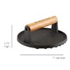 Santa Barbara Design Studio Meat Press Cast Iron Burger Press
