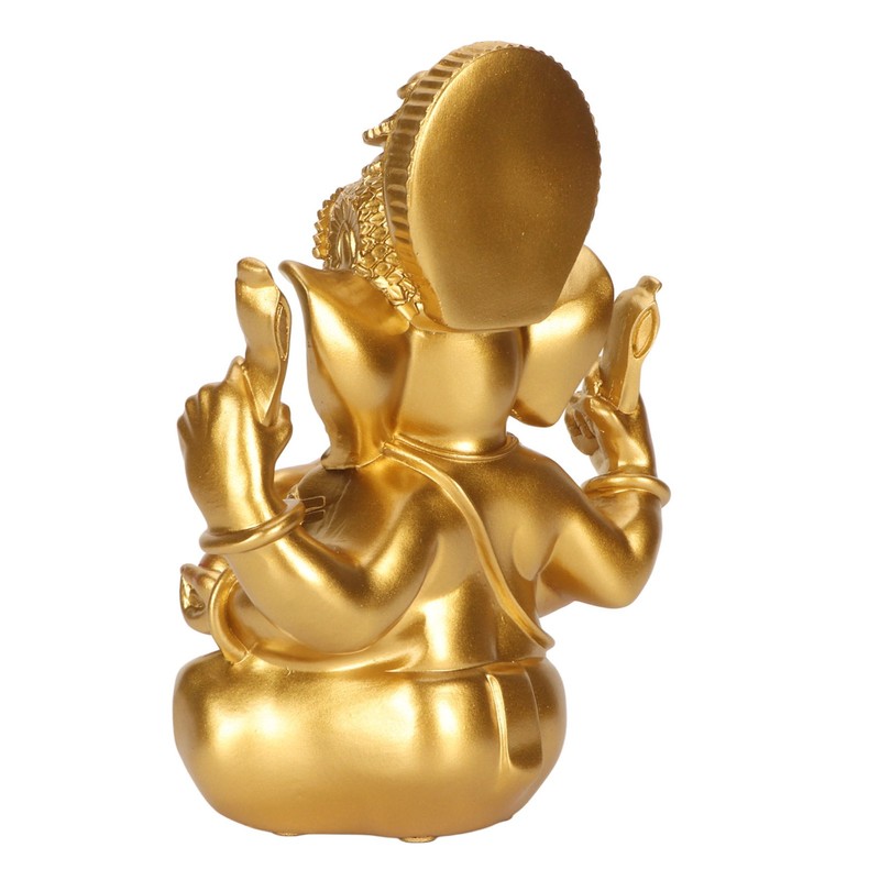 Indian Ganesha Statue Elephant Hindu God Sculpture Resin Decorative Indian