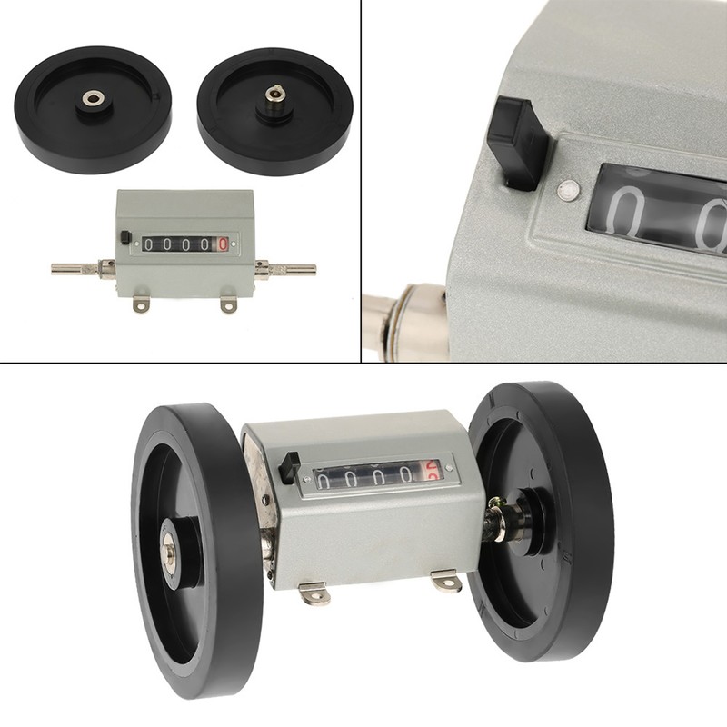 1pc Rolling Wheel 5 Digits 0‑9999.9 Length Counter Max Speed