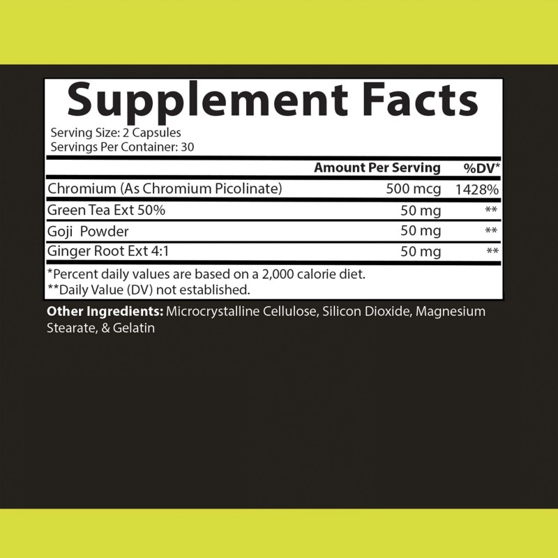 Angry Supplements Curb the Crave Green Tea, Goji, Ginger Cravings