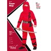 Wicked Costumes Boys Red Power Ninja Fancy Dress Costume -