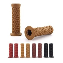 Retro Classic Motorcycle Handle Grip Diagonal 22mm Cover / 레트로 클래식 오토바이 핸들그립 사선형 22mm 커버