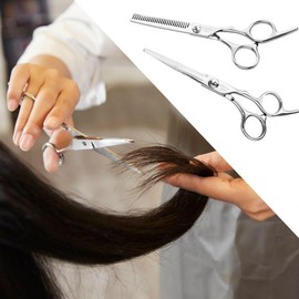 Self-Thinning Hair Scissors for Bangs & Pet Hair Cutting & Thinning Scissors