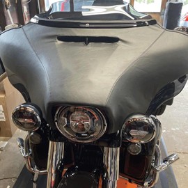 VPZMT Fairing Bra Cover Fit for 2014-2024 Harley Touring, Electra Glide, Street Glide, Ultra Limited & Trike Models, Replaces Part# 57000307 (2014-2024)