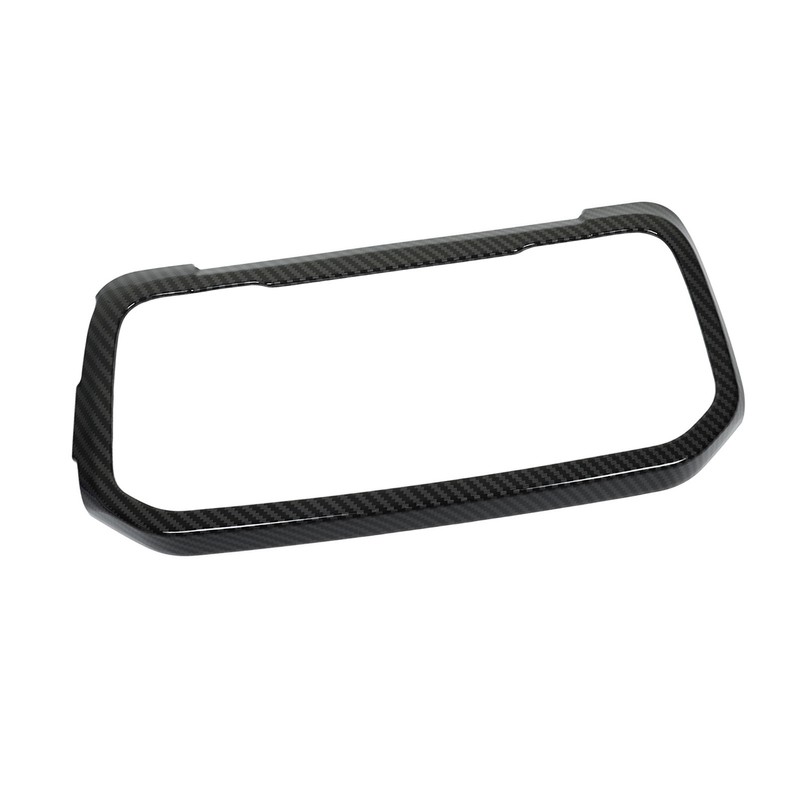 Dashboard Panel Decorative Trim Carbon Fiber Look Easy Clean Replacement