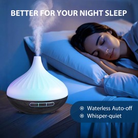 Essential Oil Diffuser for Home, 500ML Aromatherapy Diffuser