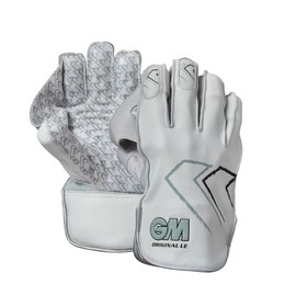 Gunn & Moore GM Cricket Wicket Keeping Keeper Gloves | Original L.E. | Aniline Leather Back of Hand | Full Leather Lining & Sheepskin Palm | Adult | 1 Pair