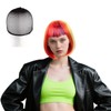 Xumann Rainbow Wig, 26cm Coloured Wigs Seven Rainbow Short Wigs