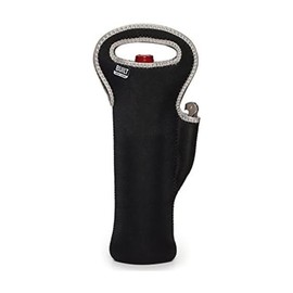 BUILT Wine Tote with Corkscrew, Black