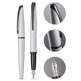Cross ATX Fountain Pen, Brushed Chrome