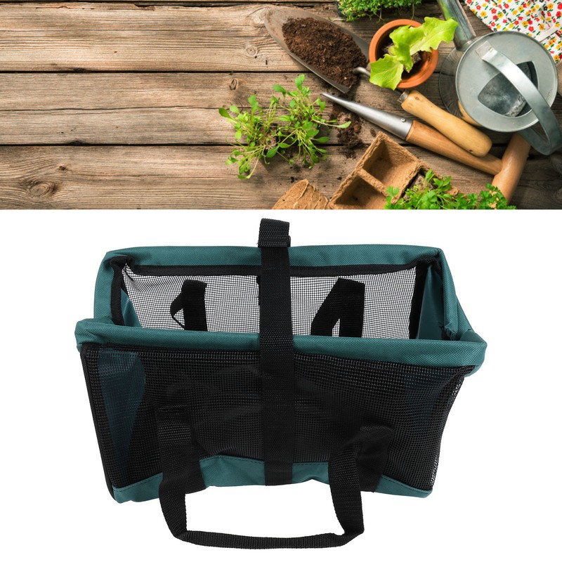 Garden Tool Storage Bag Collapsible Large Capacity 600D Oxford Cloth