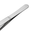uxcell 10-Inch Stainless Steel Tweezers with Curved Serrated Tip Daily