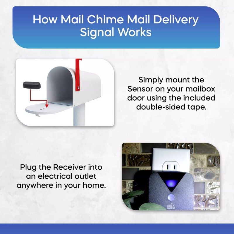 Mailbox Alert - Mail Chime Wireless Remote Mail Notification System