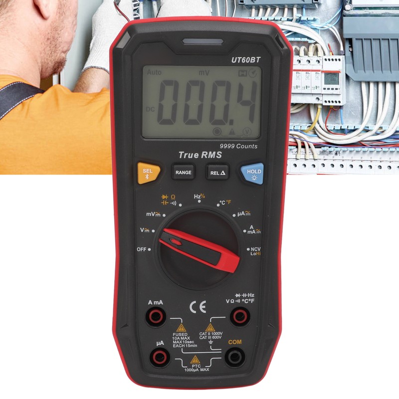 Digital Multimeter Large LCD TRMS High Safety Quick Measurement Wide