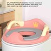 Kids Potty Training Seat Soft PU Cushion Splatter Proof Stable