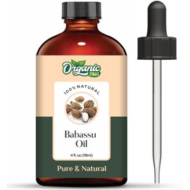 Organic Zing Babassu (Attalea Speciosa) Oil | Pure & Natural Carrier Oil for Skincare, Hair Care & Massage - 118ml/3.99fl oz