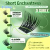 Enchantress Lash Clusters Kit 8–14mm Short Fluffy Wispy Eyelash Clusters