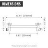 G-Promise Shower Head Extension Arm, Stainless Steel Adjustable Extender with