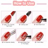 Nail Gems, Flat Back Crystal Rhinestones with Pick Up Tweezer