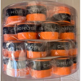 Chorus Overgrip Pickleball or Tennis - Pack of 60, Orange
