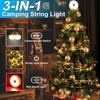 LIGBT Camping String Light Upgraded 3 in 1 Outdoor String