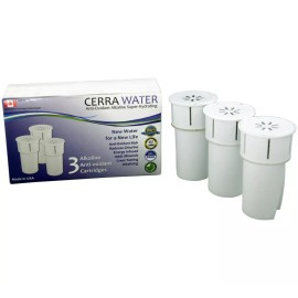 Cerra Water 3 Cerra Alkaline Water Replacement Filters - Alkaline Anti-oxidant water filters