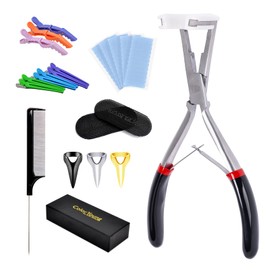 ColorYoung Tape in Pliers Professional Flat Surface Sealing Hair Extension Plier Tools For Tape in Hair Extension Tape in Tools For Hair