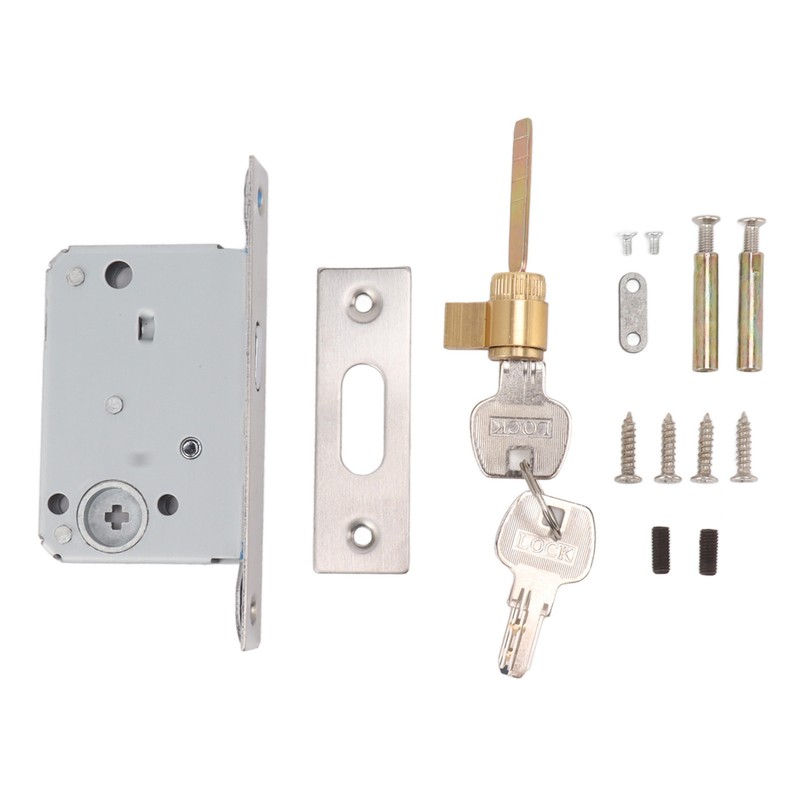 Pocket Lock Handle Invisible Light Weight Black Lock Circular Sliding