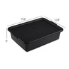 Sandmovie 13 L Plastic Bus Tub with Lids, Restaurant Utility