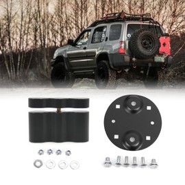 Frtcaty Mount Bracket Compatible with Standard Pack Mount, Fuel & Gas Can & Water Pack Mount, Aluminum, Black, Wall Mount, RX-PM