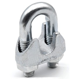 Design61 10x Wire Rope Clips 8 mm (5/16 Inch) Galvanised Formerly DIN 741