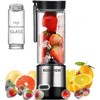 ROSEVIEW Portable Smoothie blender ROSEVIEW Glass bottle USB rechargeable mini