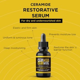 Serum Restaurador Ceramida con Acido Hualurónico y Niacinamida, Serum Hidratante que restura la función barrera de la pel. Vegano 30 ml Vit Vit Cosmetics
