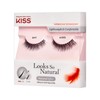 KISS Looks So Natural False Eyelashes Double Pack, Lightweight &
