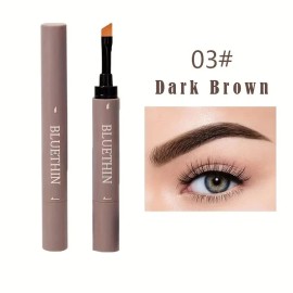 Bluethin Double-ended Eyebrow Cream With Matching Brush - #3 Dark Brown