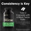 Optimum Nutrition Creatine 2500, 2.5g Monohydrate Muscle Strength, 100 Capsules