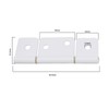 ECSiNG Pack of 2 3 1/2 inch flag hinge with