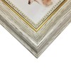 AMHOME 3.5x3.5 Picture Frame White (Cream Color) Square Photo Frame