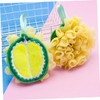 Ipetboom Pcs Bath Sponges Fruit Design Body Scrubbers Soft Bath