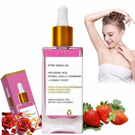 EOQIFJM Strawberry & Vanilla Scent, Soft Serve After Shave Oil, Strawberry Vanilla After Shave Oil Women for Smooth Skin- (1PCS)-T6